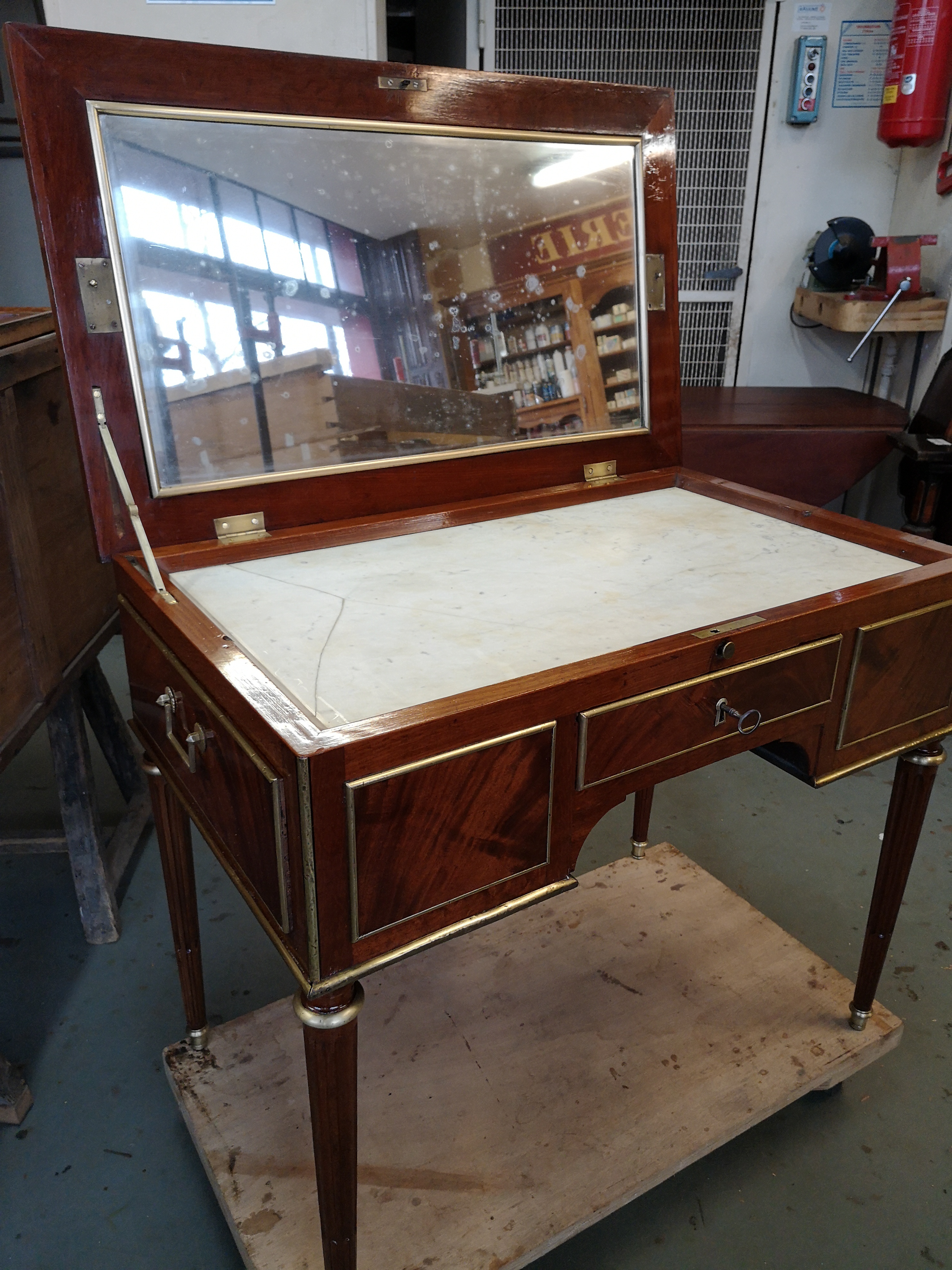 Console restaurée ouverte